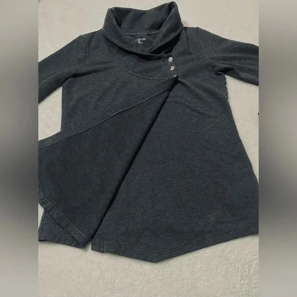 Sweater with Button Neck - Picture 6 of 15